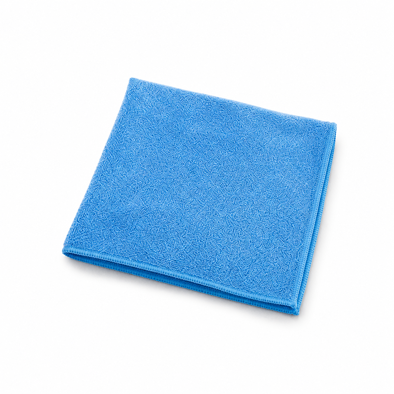 Microfasertuch 40 × 40 cm – blau Eco Produktbild auf weißem Hintergrund für CENTUS Shop
