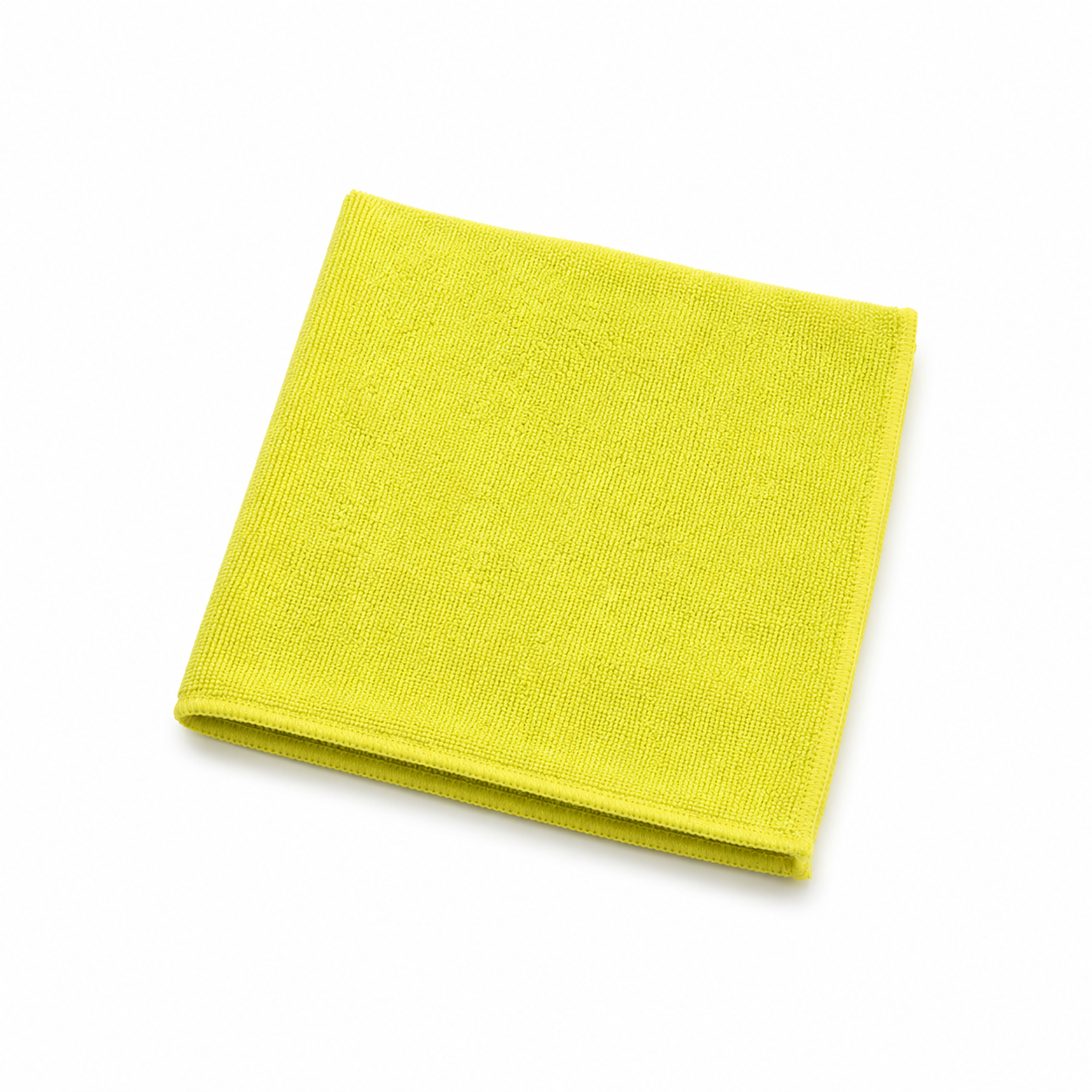 Microfasertuch 40 × 40 cm – gelb Eco Produktbild auf weißem Hintergrund für CENTUS Shop