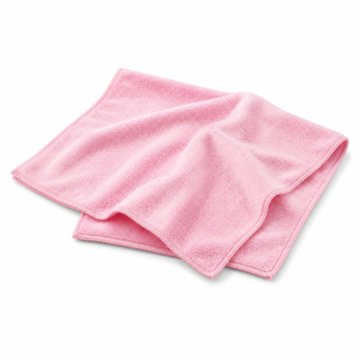 Microfasertuch 40 × 40 cm – rot Eco Produktbild auf weißem Hintergrund für CENTUS Shop